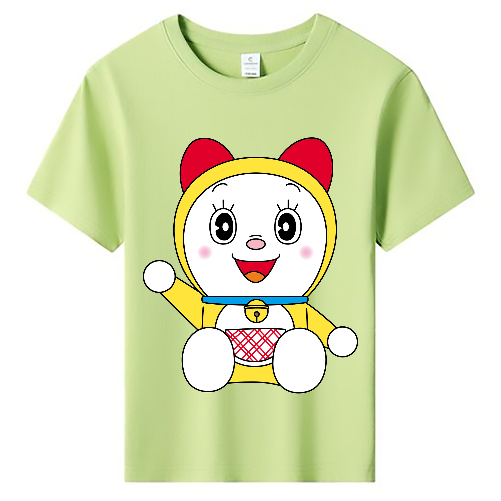 （画像用） ドラえもん ドラミ Doraemon Dorami 綿100％キッズTシャツ（フロントプリント）